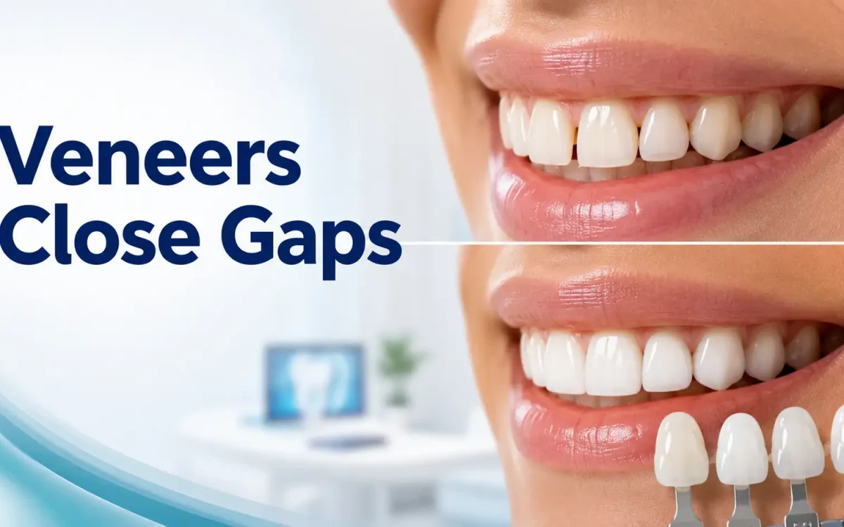 Can Dental Veneers Close Gaps Between Teeth Without Orthodontic Treatment?